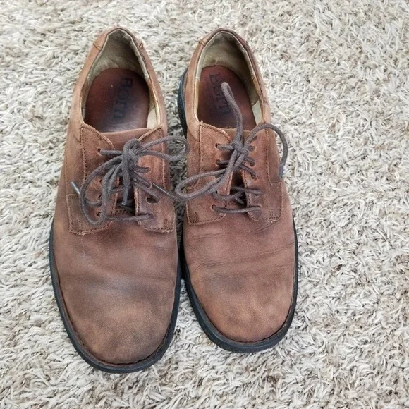 Born| mens brown suede lace up shoes - Picture 2 of 8